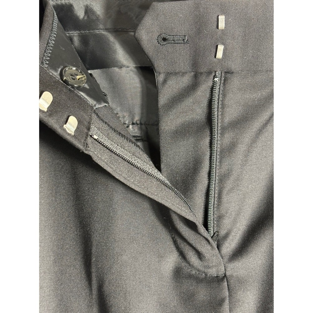 J.Crew Martie Pants Womens 14 Black Bi-Stretch Cotton Full Length F3733 New - Picture 4 of 8